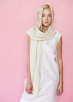 scarf LONDON – off white by CB Christiane Buchholz
